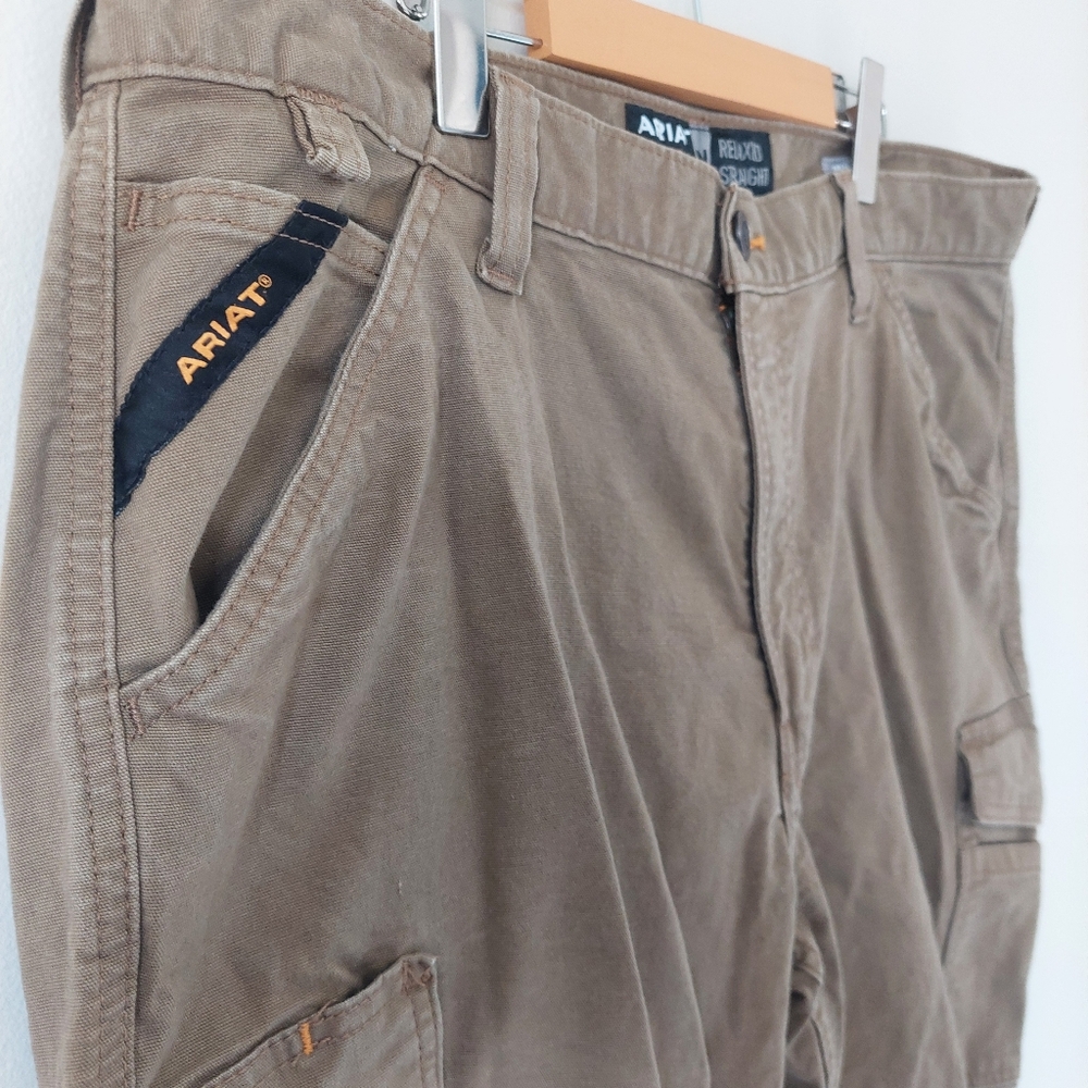 ARIAT Rebar M4 Relaxed Straight Cargo Pants, Men's 38x32